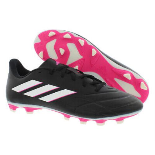 Adidas Copa Pure.4 FG Unisex Shoes Size 11 Color: Carbon Black/zero - Carbon Black/Zero Metallic/Team Shock Pink, Main: Black
