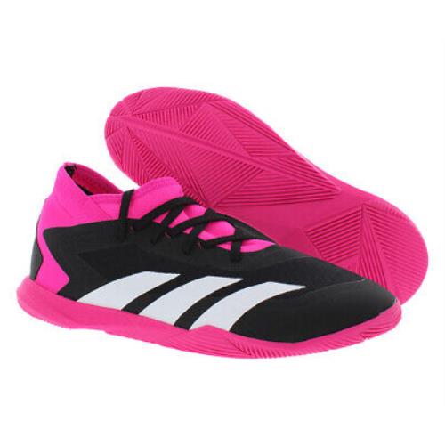 Adidas Predator Accuracy.3 IN GS Girls Shoes Size 5 Color: Core Black/cloud - Core Black/Cloud White/Team Shock Pink, Main: Black