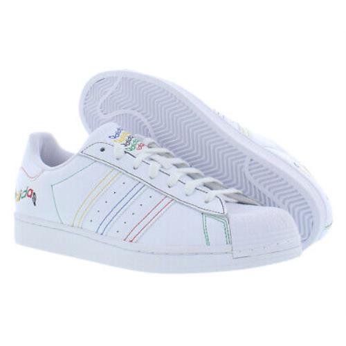 Adidas Originals Superstar Mens Shoes Size 11 Color: White/multi - White/Multi, Main: White