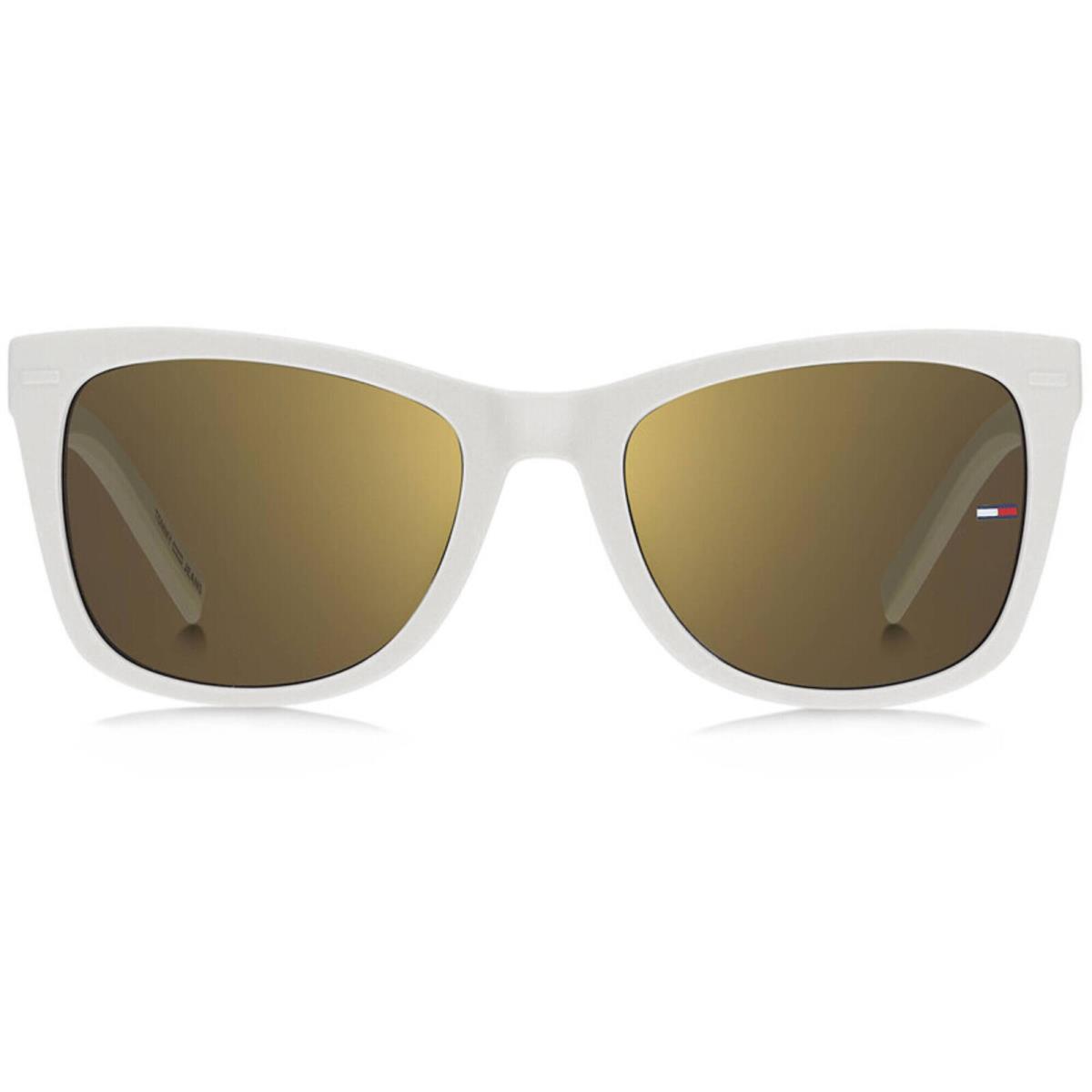 Tommy Hilfiger Unisex Sunglasses White Frame Gold Mirror Lens TJ 0041/S 0VK6