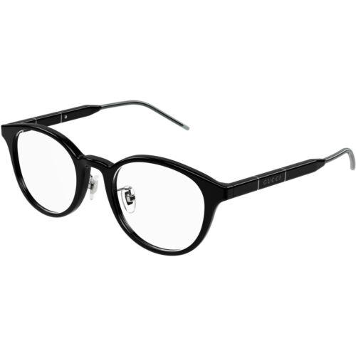 Gucci Unisex Eyeglasses Black Acetate Oval Shape Frame Demo Lens GG1229OJ 001