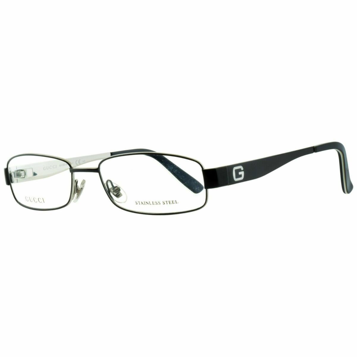 Gucci GG 1939 Mei Blue Palladium Square Optical Frames Eyeglasses