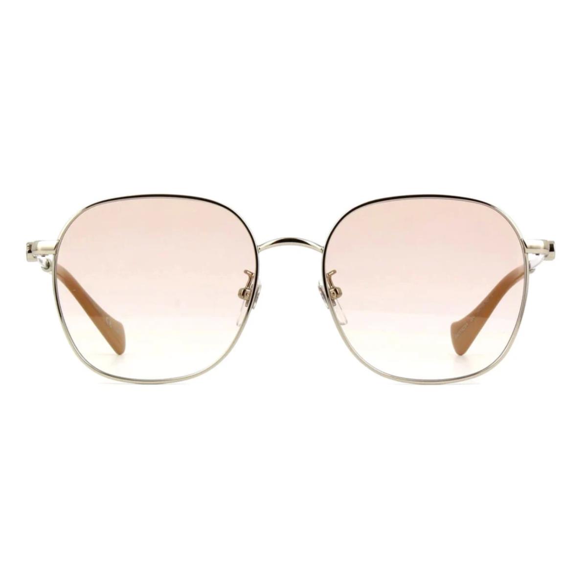 Gucci Women GG1142SA-004 Silver Brown Frame / Pink Gradient Lens Sunglasses