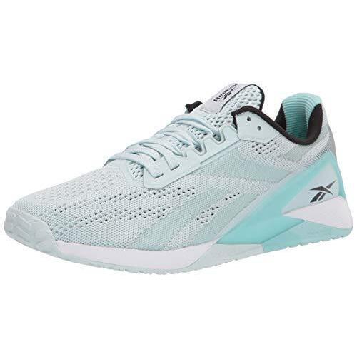 Reebok Womens Nano X1 Cross Trainer Chalk Blue/digital Glow/white 11 US