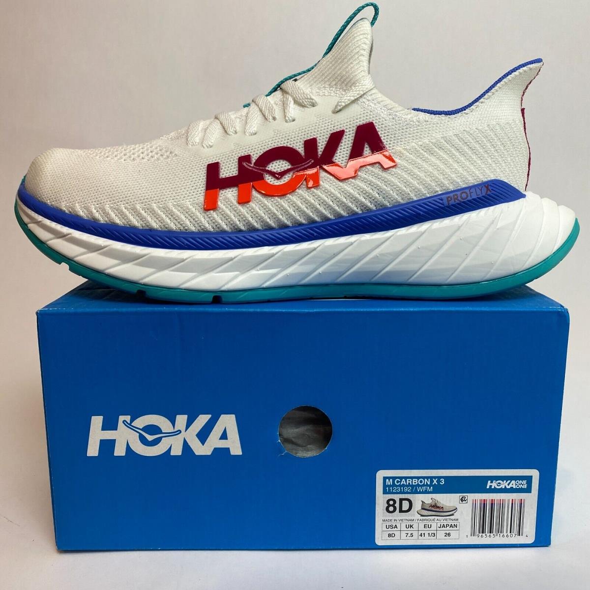 Hoka One One Men`s Carbon X 3 Running Sneaker Shoes Size 8 D M US