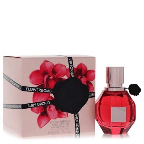 Flowerbomb Ruby Orchid by Viktor Rolf Eau De Parfum Spray 1 oz For Women