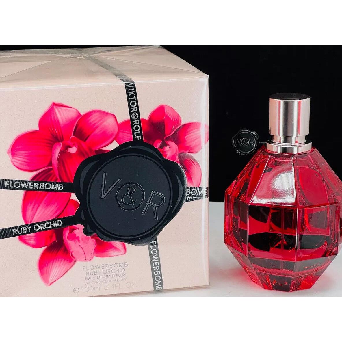 Flowerbomb Ruby Orchid 3.4 Oz Edp Spray by Viktor Rolf France