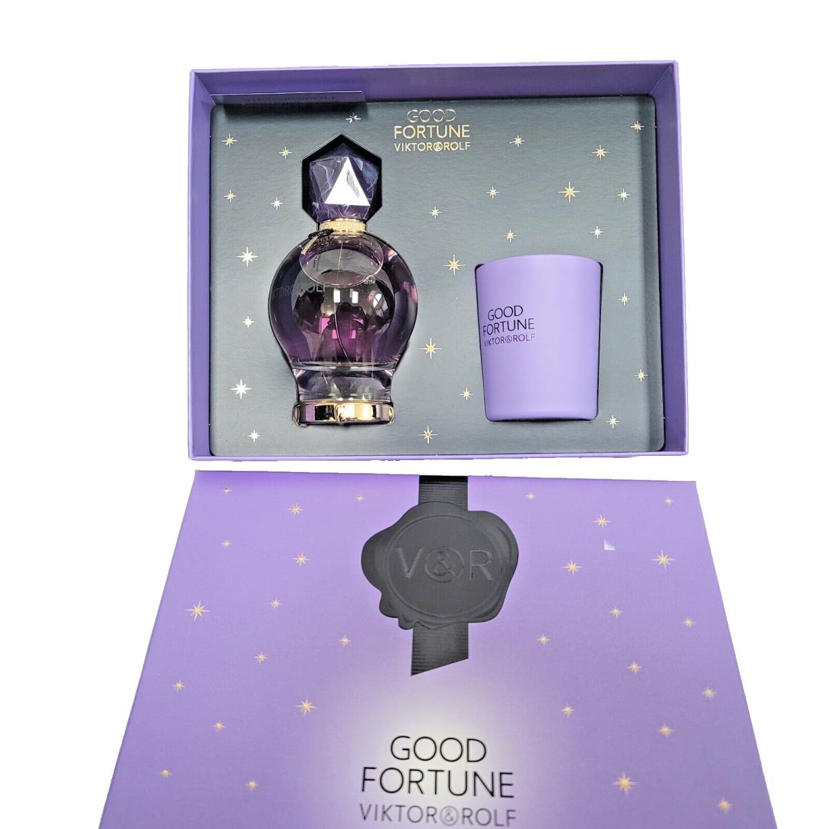 Viktor Rolf Good Fortune Eau De Parfum 90 ML + Scented Candle Gift Set