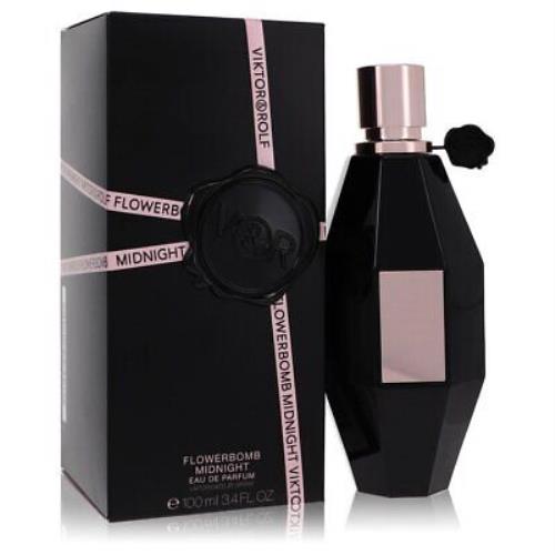 Flowerbomb Midnight by Viktor Rolf Eau De Parfum Spray 3.4 oz For Women