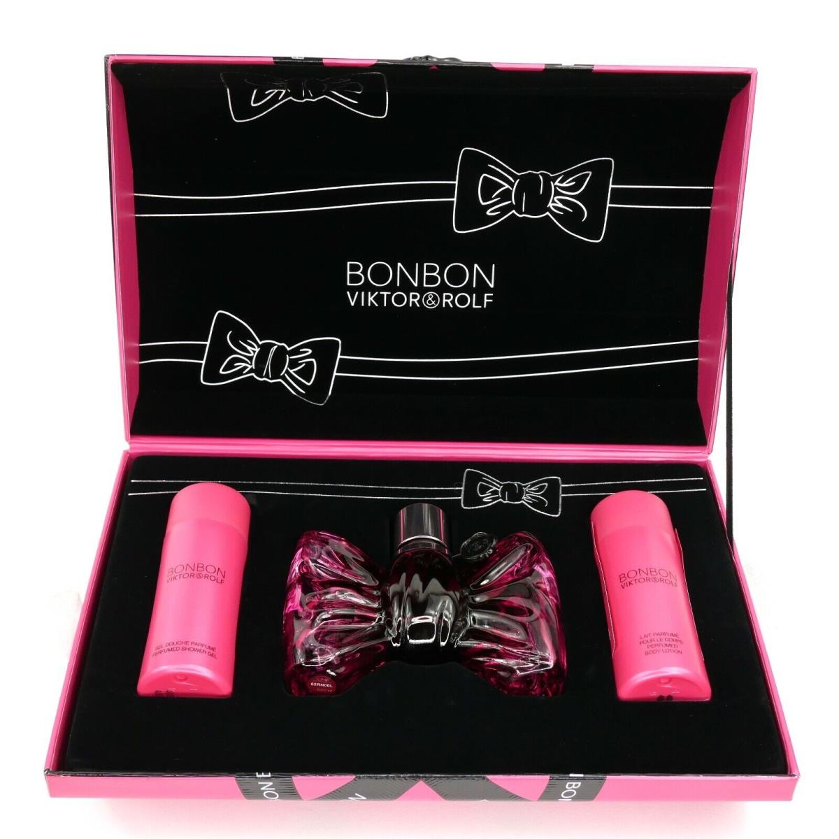 Bonbon by Victor Rolf 3 Pc Gift Set 1.7voz Edp + 1.7 Shower Gel + Lotion