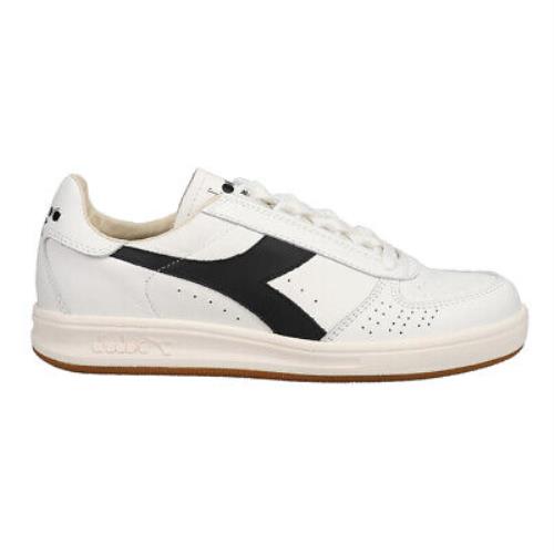 Diadora B.elite H Italia Sport Lace Up Mens White Sneakers Casual Shoes 176277 - White