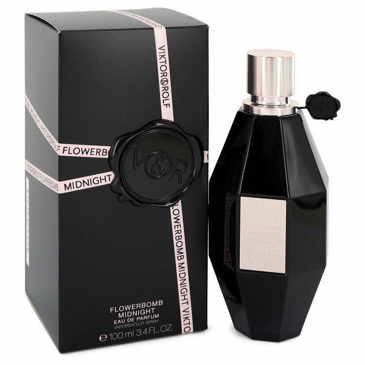 Flowerbomb Midnight by Viktor Rolf Eau De Parfum Spray 3.4 oz For Women