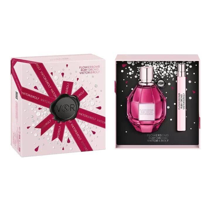 Viktor Rolf Flowerbomb Ruby Orchid 3.4 fl oz 0.34 fl oz Gift Set