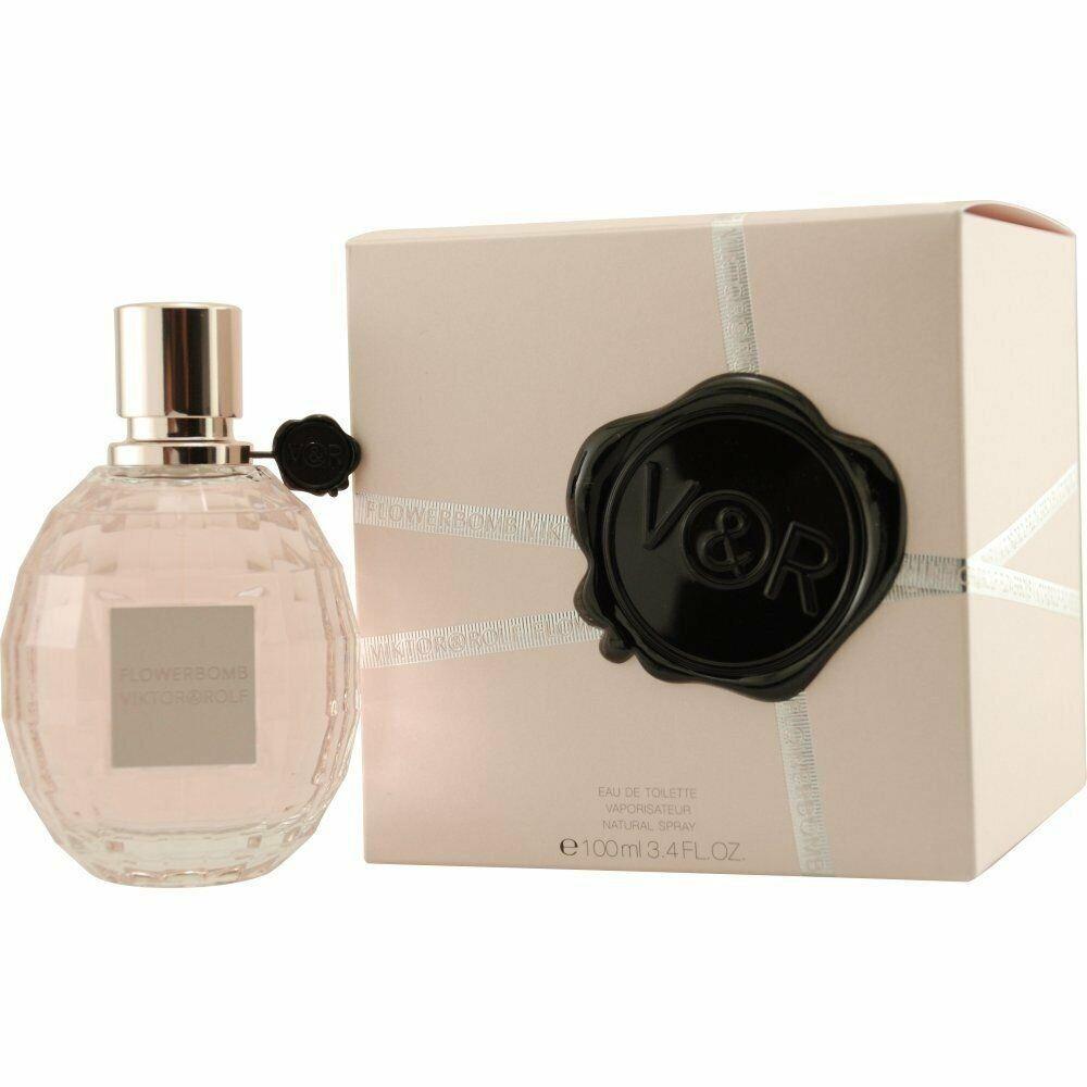 Flowerbomb by Viktor Rolf 3.4 oz/100 ml Eau de Toilette Spray Women Dented BO