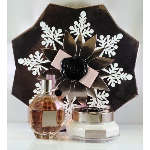 Flowerbomb Viktor Rolf Eau De Parfum Spray 5oz 150 ML + 6.7oz Body Cream