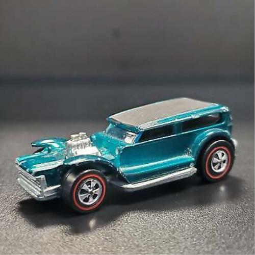 Vintage Hot Wheels Redline 1970 The Demon Aqua Blue/green Hong Kong