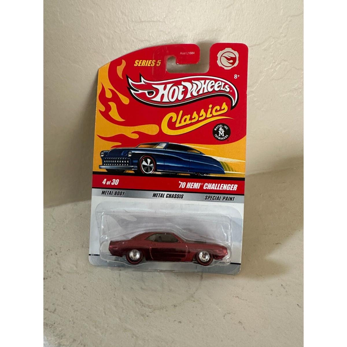 Hot Wheels Classics Series 5 `70 Heni Challenger 4/30 Chase K44