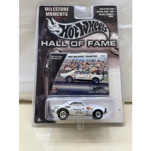 2002 Hot Wheels `67 Camaro 1967 National Champion Hall OF Fame Milestone Moments