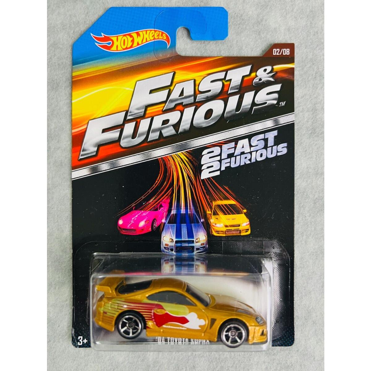 Hotwheels `94 Toyota Supra Gold 2 Fast 2 Furious CMJ22 HW21 - Gold