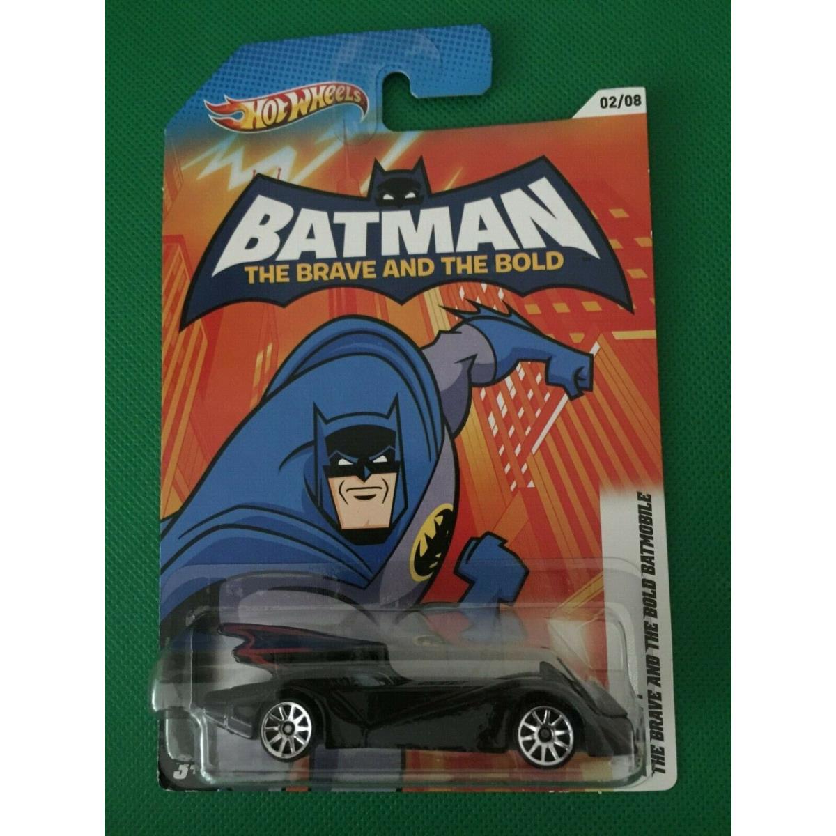 2011 Hot Wheels Batman The Brave and The Bold Batmobile Die Cast 02/08 B80