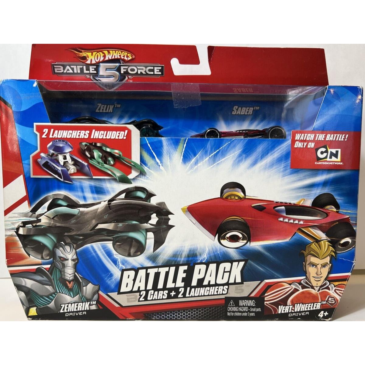 2009 Hot Wheels Battle Force 5 Zelix Saber SP Battle Pack Special Edition