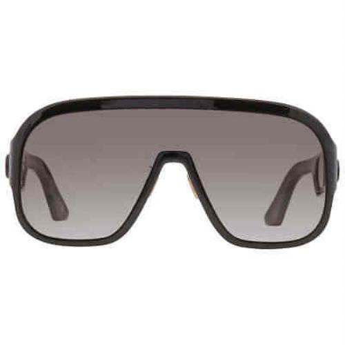 Dior Grey Gradient Shield Ladies Sunglasses Diorbobbysport M1U 10A1 00 - Frame: Black, Lens: Grey
