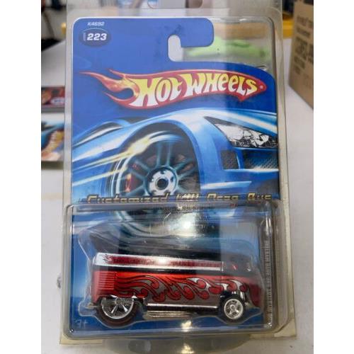 Hot Wheels 2005 10th Anniversary Customized VW Drag Bus Mint IN Protecto