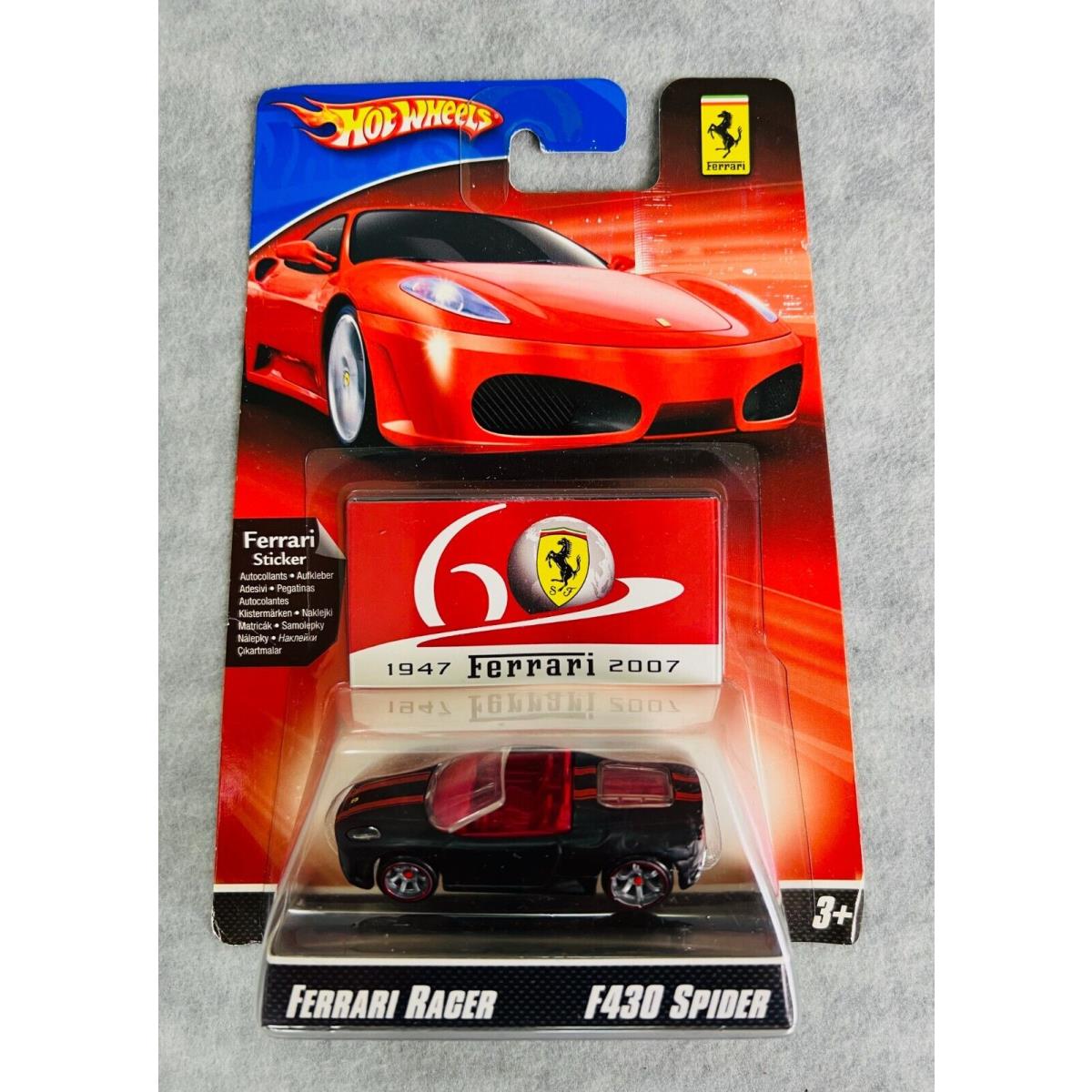 Hot Wheels Ferrari Racer F430 Spider Black HW14