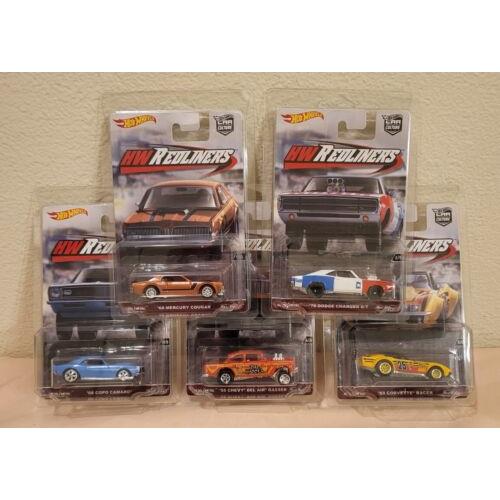 Hot Wheels HW Redliners Car Culture Cars 1-5 2016