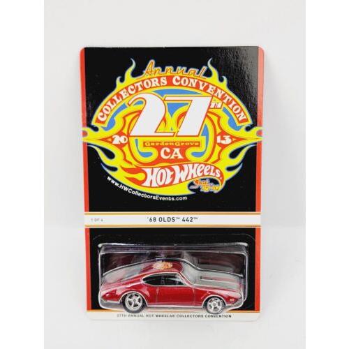 Hot Wheels 27TH Convention `68 Olds 442 418 Nice