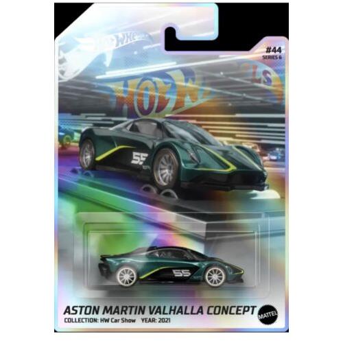 Hot Wheels Series 6 Aston Martin Valhalla Concept Super Rare - Green