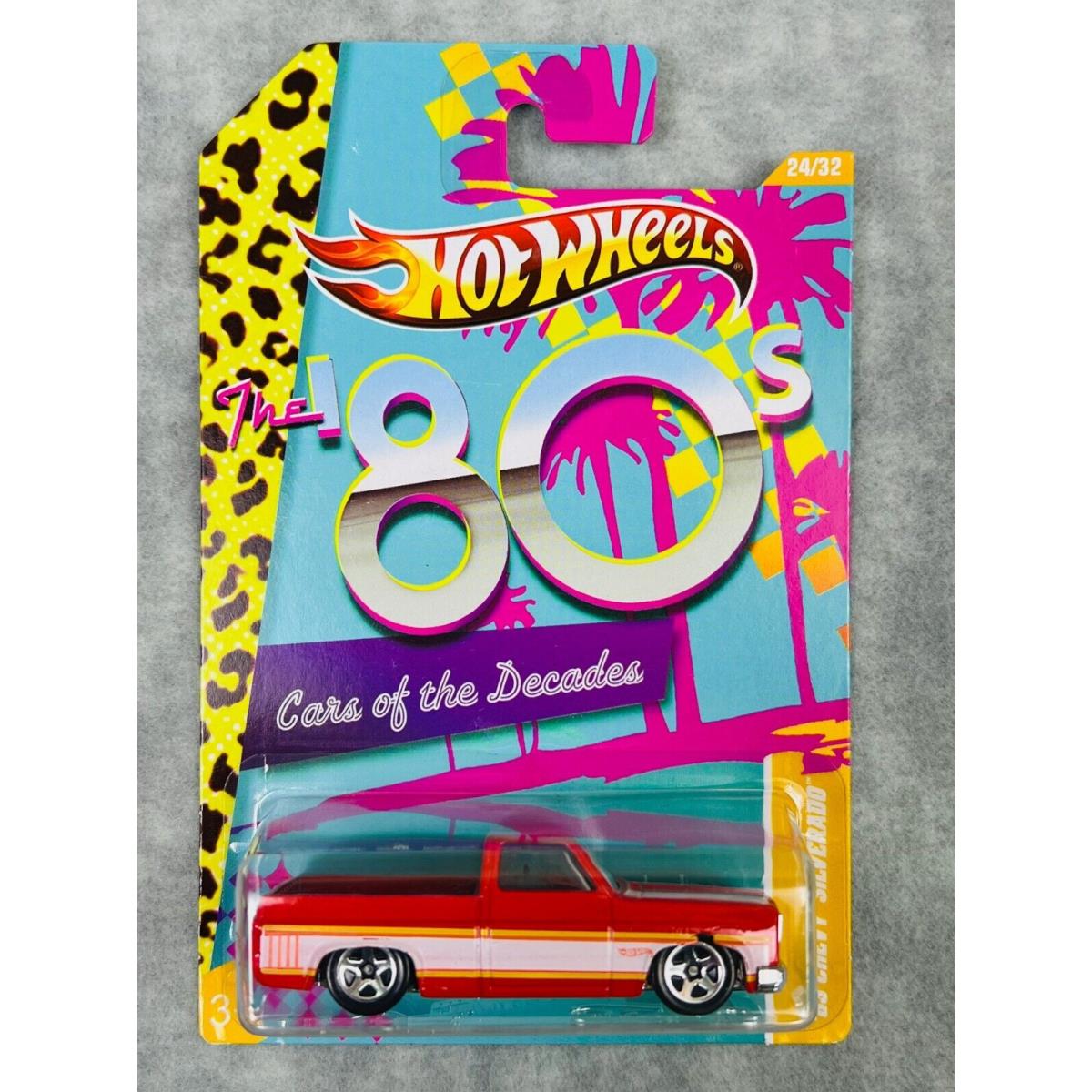 Hot Wheels 83 Chevy Silverado Cars of The Decades The 80 s Rare Error H23