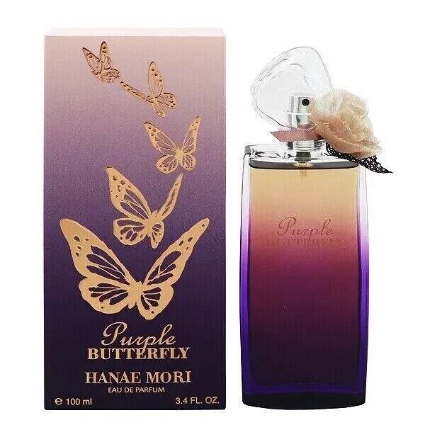 Hanae Mori Purple Butterfly Women 3.4 OZ/100 ML Eau de Parfum Spray