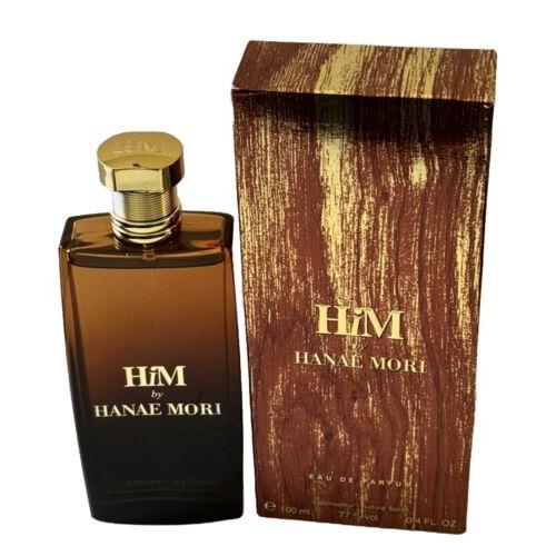 Hanae Mori Him 3.4oz Eau de Parfum Spray For Men Rare