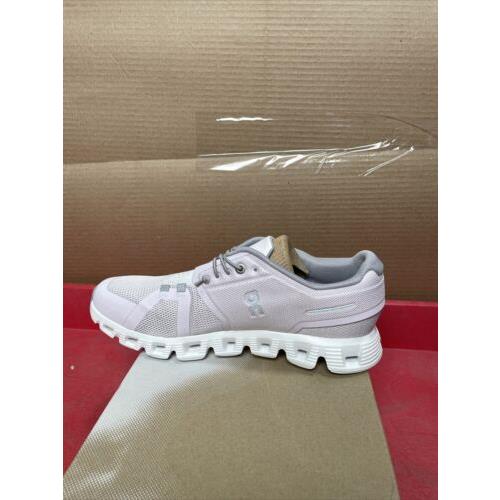 On Running Cloud 5 Lily Frost Women Running Shoes Size 9