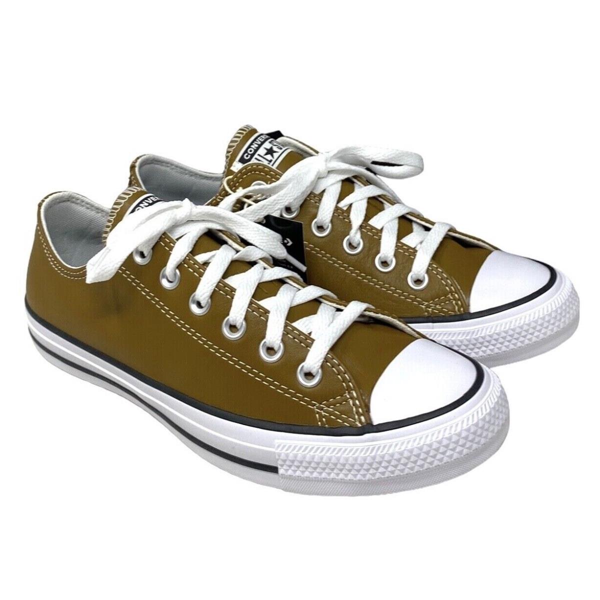 Converse Ctas OX Low Sneakers Skate Leather Brown For Women Shoes Casual A09977C