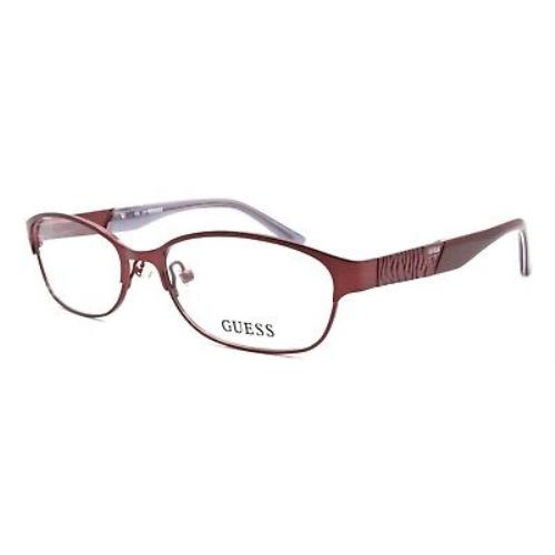 Guess GU2353 BU Women`s Eyeglasses Frames 53-16-135 Burgundy + Case