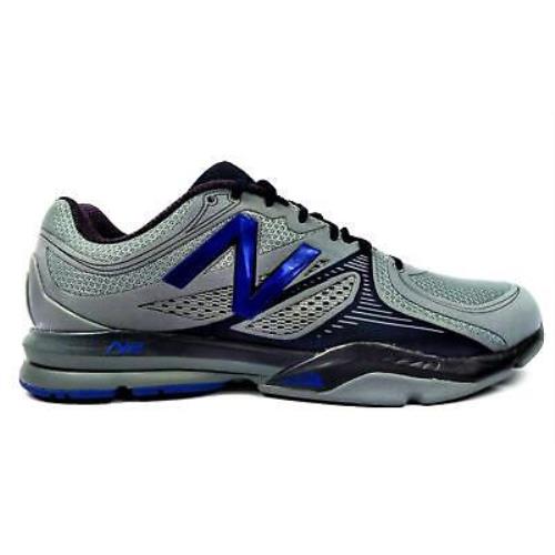 New Balance Men`s Cross Training Shoes Lace Up Lightweight Sneakers Gray MX1267