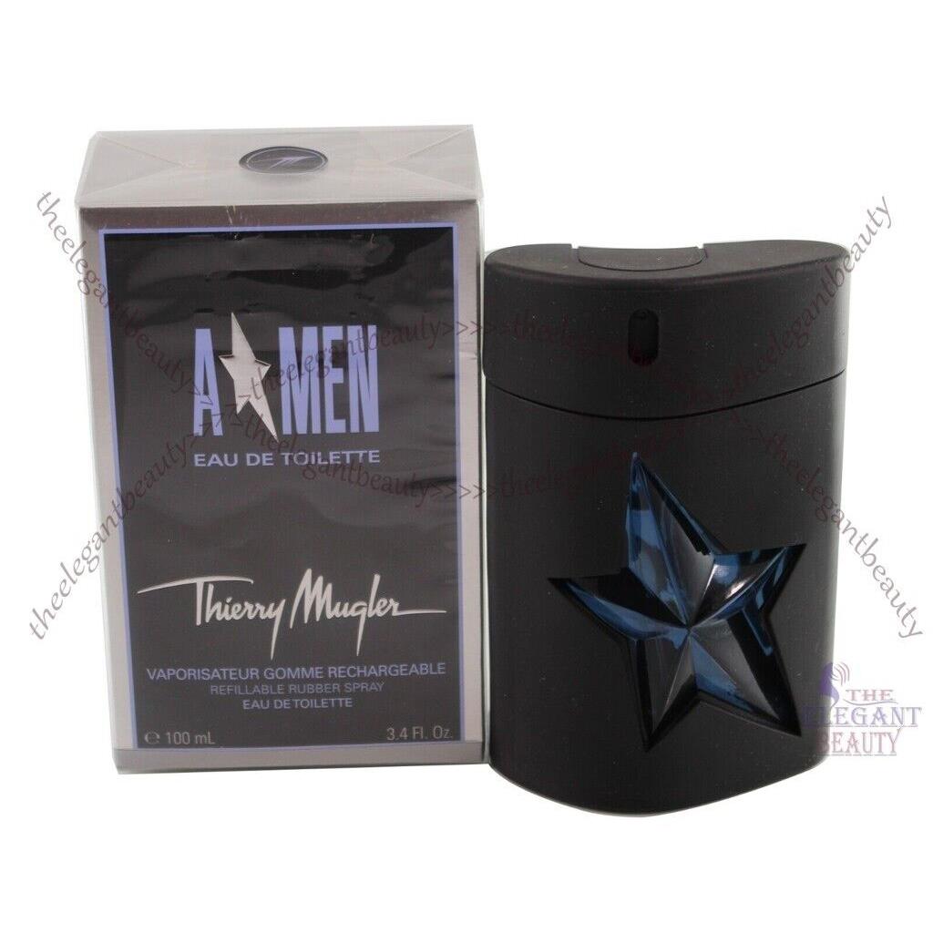 A Men BY Thierry Mugler 3.4/3.3 OZ Edt Spray Rubber For Men IN A Box