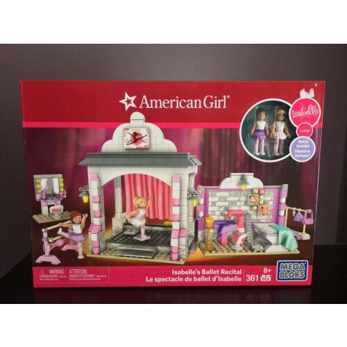 American Girl Mega Bloks Isabelle s Ballet Recital with Luisa 361 Pieces