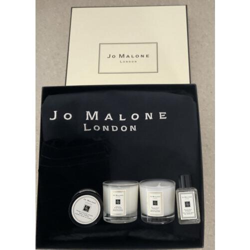 Jo Malone 5pcs:English Pear Freesia Peony Blush Suede Matching Cream Wash+