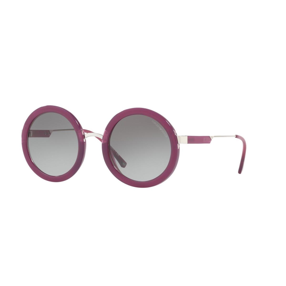 Emporio Armani EA4106 561111 Opal Violet Grey Grad Round 51 m Women`s Sunglasses