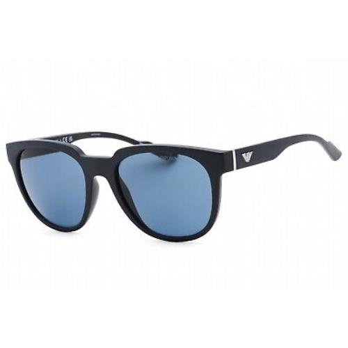 Emporio Armani EA4205 508880 Sunglasses Matte Navy Blue Frame Blue Lenses 55mm