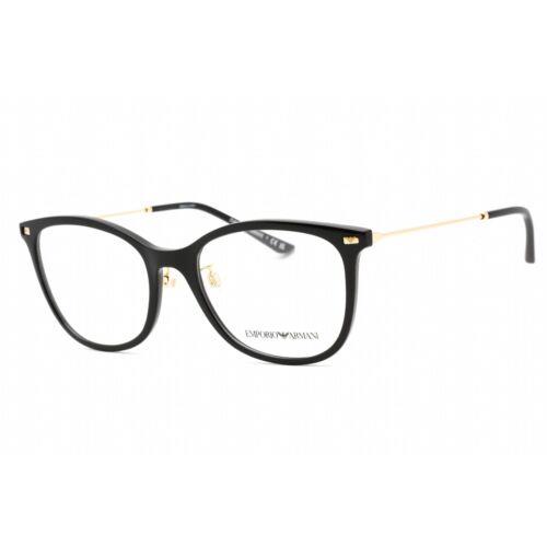 Emporio Armani Women`s Eyeglasses Black Full Rim Rectangular Frame 0EA3199 5001