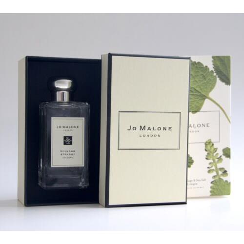 JO Malone Wood Sage Sea Salt Cologne Spray 100 ML 3.4 Fl. Oz. Boxed