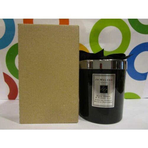 JO Malone London Dark Amber Ginger Lily Scented Candle 2.5 In. /