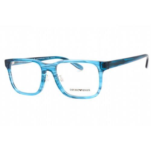 Emporio Armani Women`s Eyeglasses Striped Blue Full Rim Frame 0EA3218F 5311