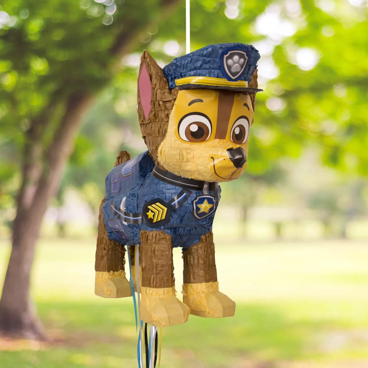 Multicolor Paw Patrol Chase Dog Pinata Party Decor Birthday Empty Container