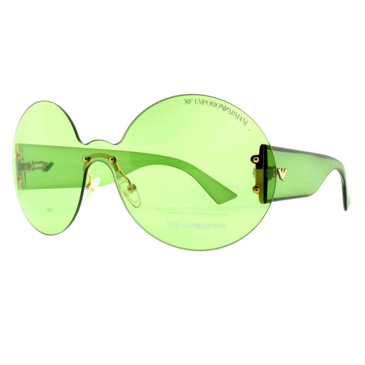 Emporio Armani EA 9837/S 3V1 Green Round UV Green Lens Sunglasses