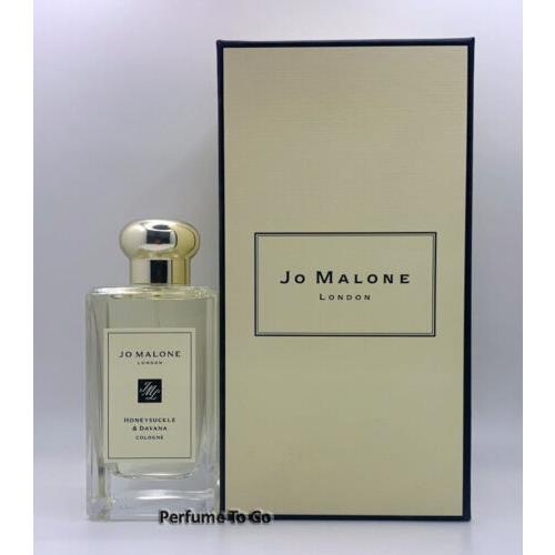 JO Malone London Honeysuckle Davana 3.4 oz 100 ml Cologne in Gift Box